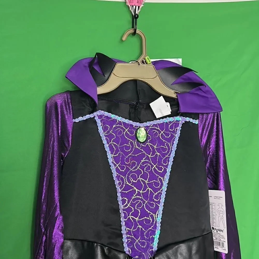 NWT Maleficent Disney’s Villans Size M 8-10 Dress up Cosplay